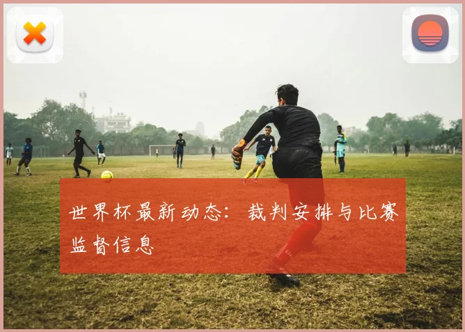 世界杯最新动态:裁判安排与比赛监督信息